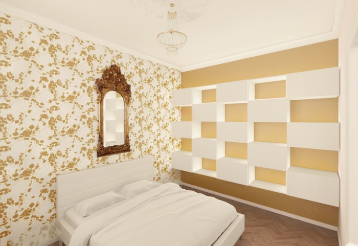 Appartement à Varsovie : Chambre 01 3D