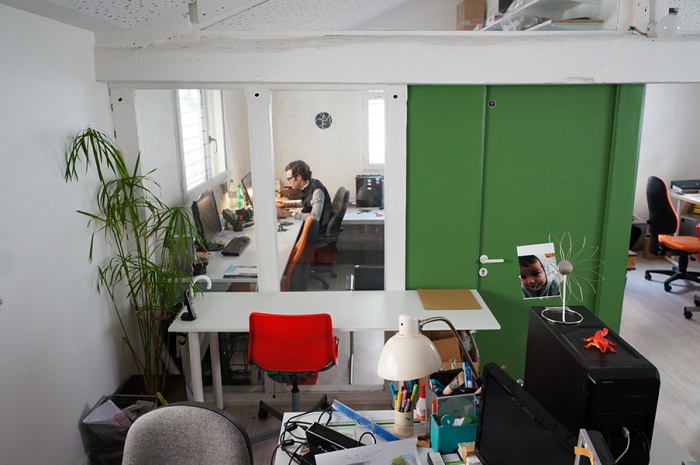 Rhabilitation lourde d'un atelier: LAWOMATIC, Espace de Coworking