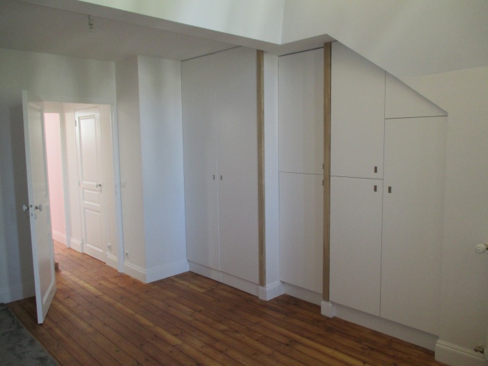 Am�nagement de combles d'un h�tel Particulier : Chambre cath�drale 