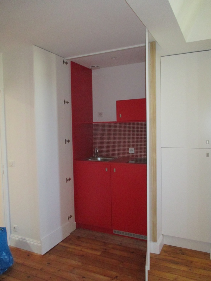 Am�nagement de combles d'un h�tel Particulier : Chambre cath�drale 