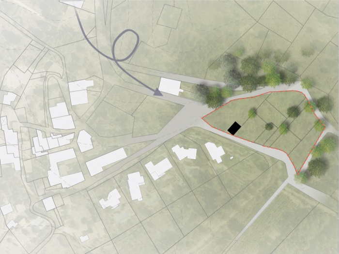 Extension d'un hameau - Bages : plan masse projet parcellaire