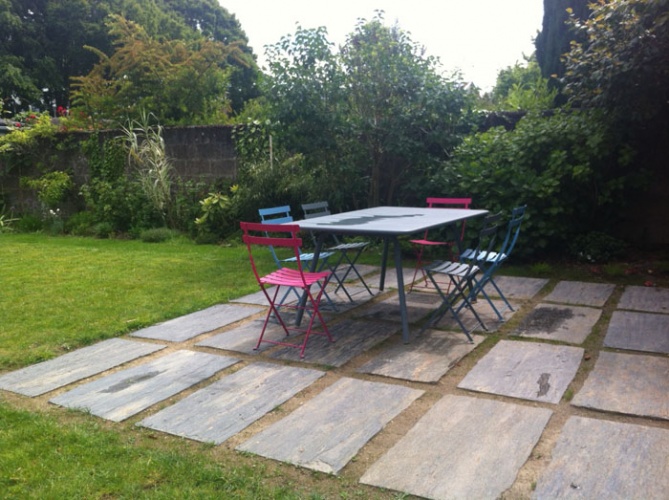 Cr�ation d'une terrasse
