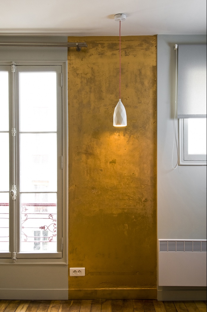 Appartement rue du Chemin vert : Lampe en suspension