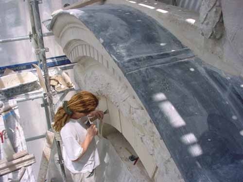 Restauration d'une façade en pierre