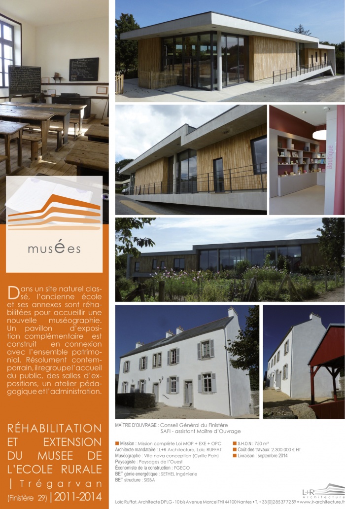 r�habilitation et extension du mus�e de l'ecole rurale