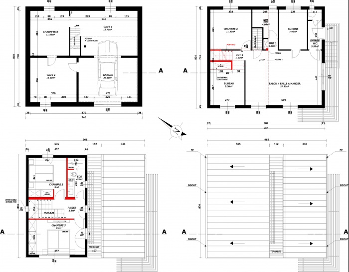 SURLVATION BOIS S : PLANS PROJET 