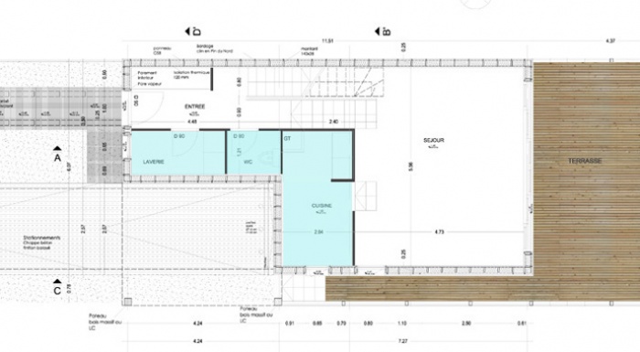 Maison bois en Autoconstruction (77) : vue6