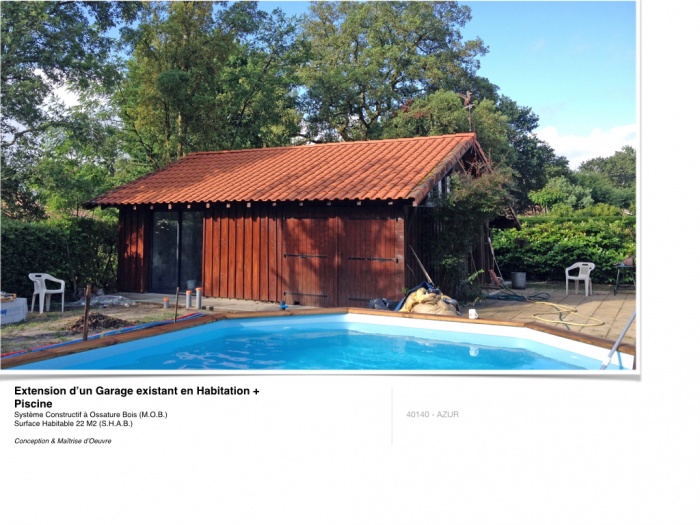 Extension d'un Garage xistant