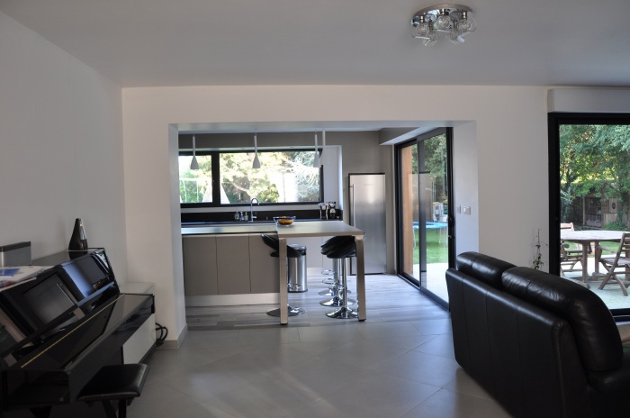 Extension bois d'une maison � Aubers