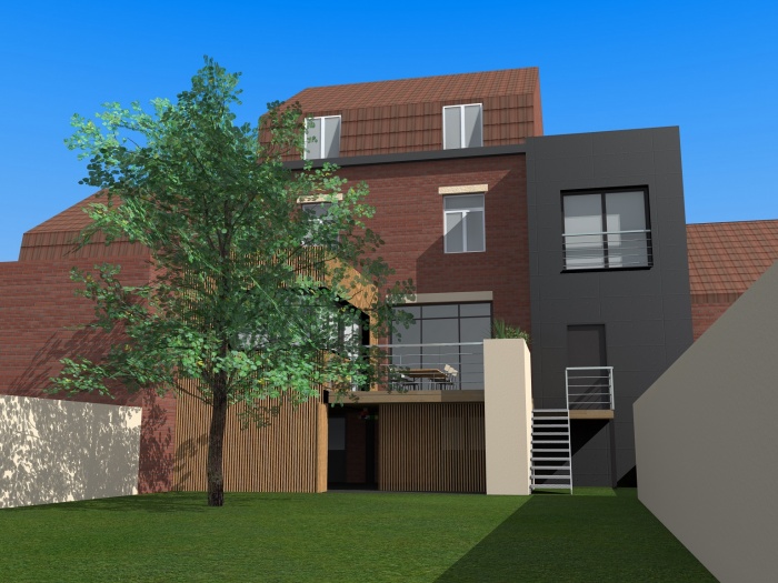 Extensions d'une maison � Linselle