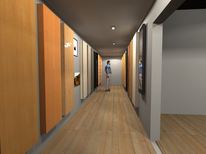 Cr�ation des locaux de Parquets M�tropole : galerie