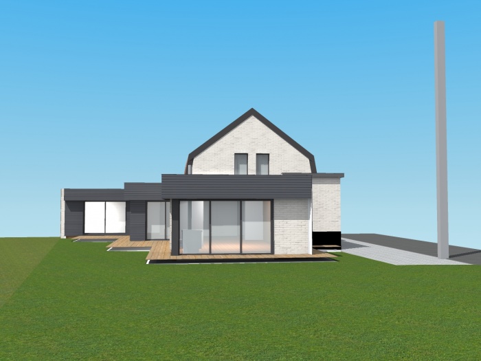 R�novation et extension d'une maison � Willems : image 2