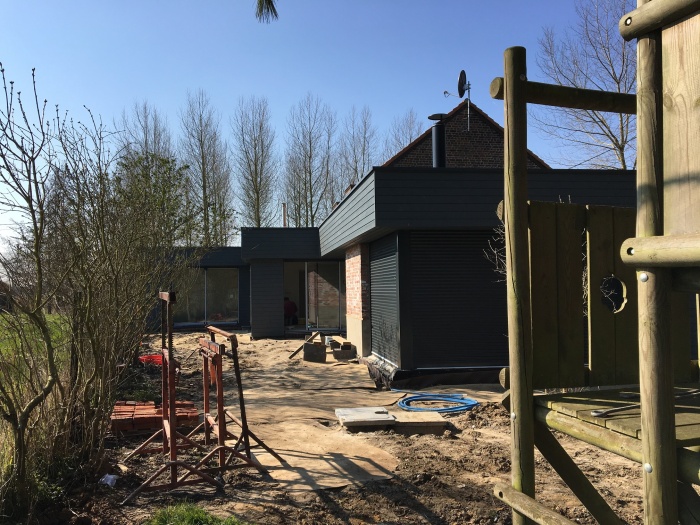 R�novation et extension d'une maison � Willems : chantier 4