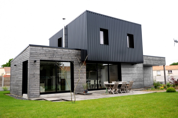 construction d'une maison � Saint-Andr�-de-la-Marche