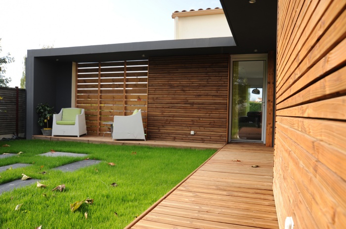 Extension et r�agencement d'une maison � G�tign�