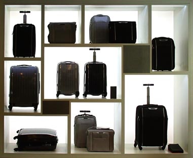 Store concept Samsonite Black Label : mural SBL