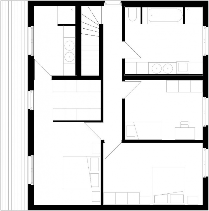 Maison � : Plan R+1