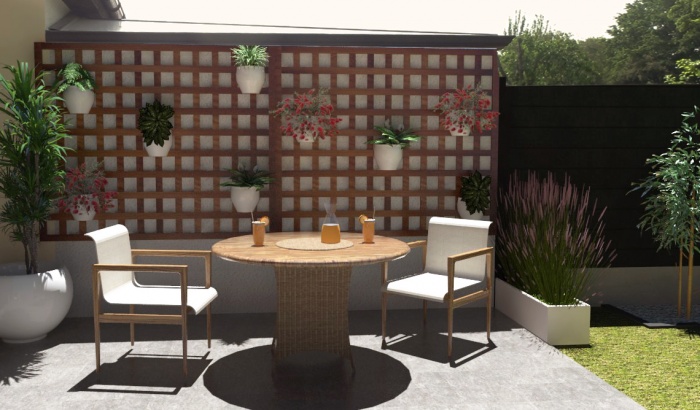 R�novation Terrasse : C�t� dejeuner