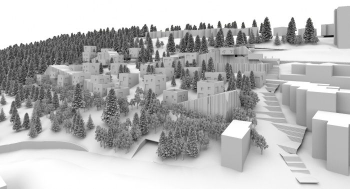 EUROPAN 10 - PROJET LAUREAT - REMONTE-PENTE : pdvmaquette1