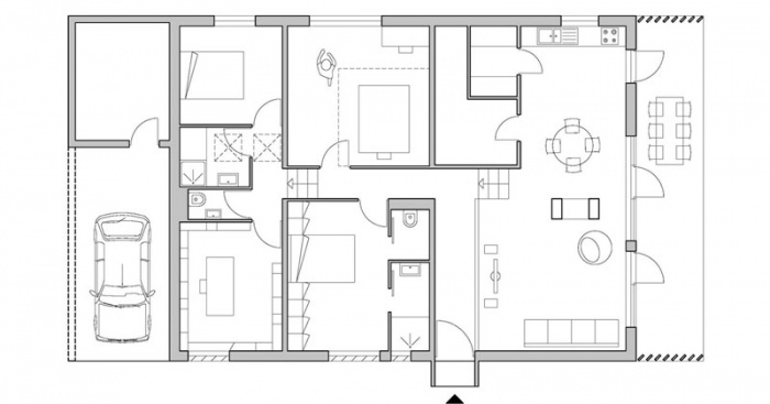habitat en sous-bois �cologique : plan-800