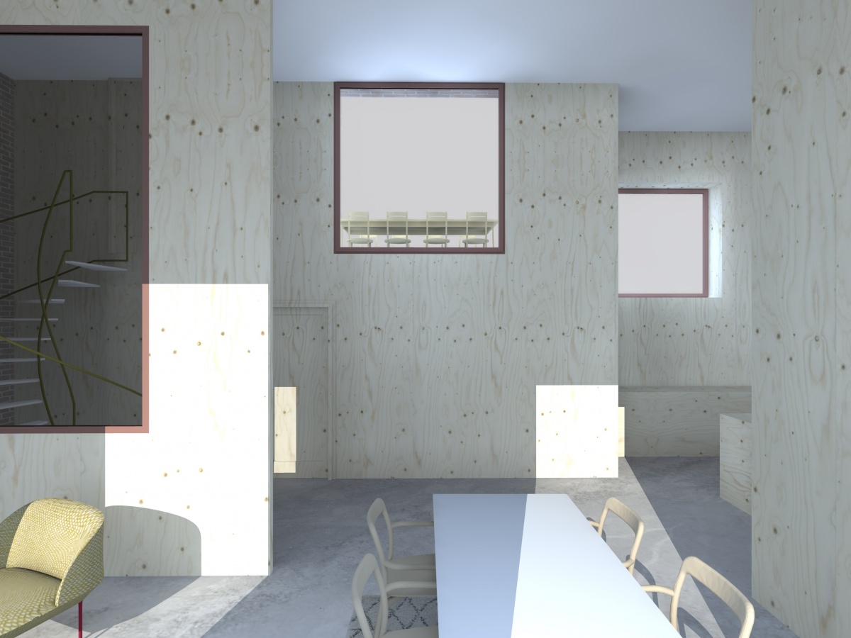 Surélévation pour création d'un duplex avec terrasse : Cam_1